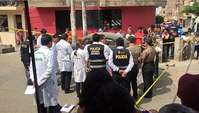 Independencia: sale en defensa de joven pero lo asesinan a balazos (FOTOS)