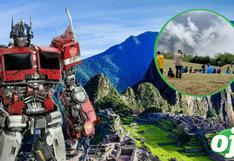 Transformers en Perú: se graba en Machu Picchu con lluvia y modernos drones | VIDEO