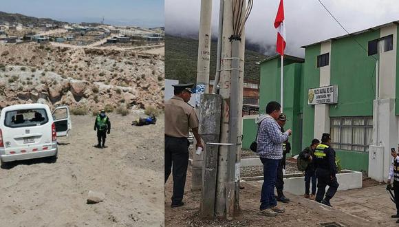 El alcalde del distrito de Yura, Néstor Chicaña, informó que este enfrentamiento es producto de la reventa de terrenos (Foto: PNP)