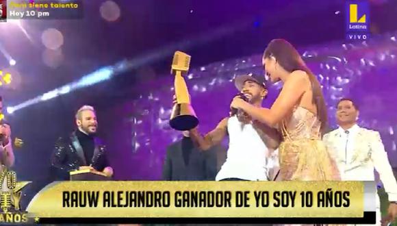 Imitador de Rauw Alejandro ganó la última temporada de “Yo Soy”. (Foto: Latina).