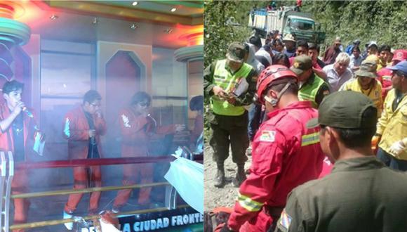 Bolivia: Dos músicos peruanos murieron tras caída de minibus a barranco en Yungas [VIDEO]