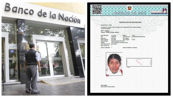 Reniec anuncia la entrega gratuita del certificado de inscripción a los que no tienen DNI para cobro de bono de 380 soles. (Foto: Andina/Reniec)