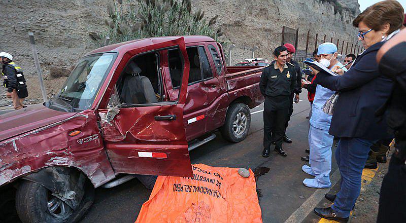 Costa Verde: Policía muere al estrellarse con su vehículo contra un poste [FOTOS] 