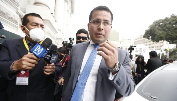 Benji Espinoza, abogado de Pedro Castillo, aseguró que no se puede investigar al jefe de Estado. Foto: archivo GEC