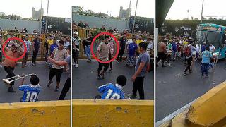 Hombre con discapacidad es golpeado por cobrador y chofer de bus (VIDEO)