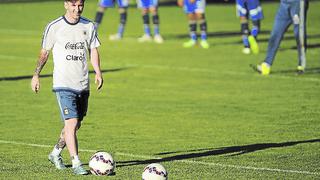 Messi  a la cancha