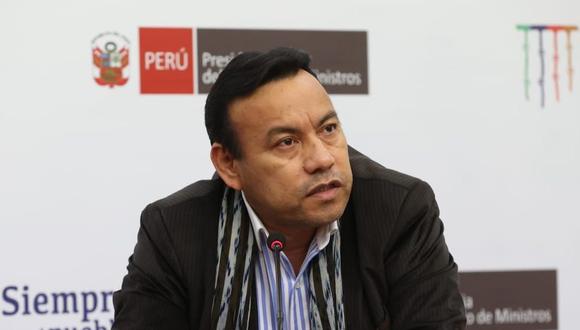 Félix Chero, ministro de Justicia y Derechos Humanos, pidió investigar lo ocurrido con Segundo Sánchez en Reniec. (Foto: Presidencia)
