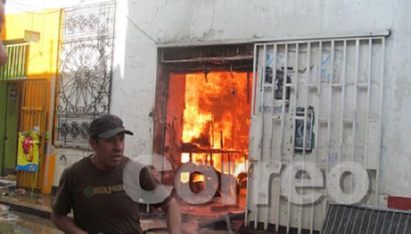 Siniestro comsume varias viviendas en Huancayo