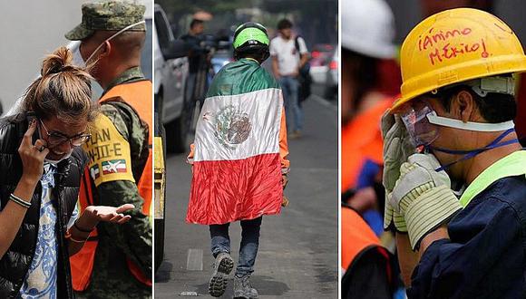 Terremoto en México: rescatistas conmueven con mensajes de esperanza en cascos