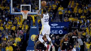 ​NBA: Warriors, con Durant, dominan a los Rockets de Harden