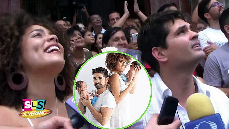 Esposa de Ferdinando Valencia responde tras críticas por sonreír en el funeral de su bebé | VIDEO