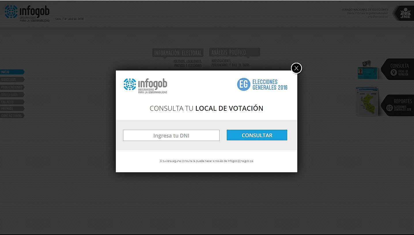 Elecciones 2016: Conoce tu local de votación de forma rápida con esta aplicación  