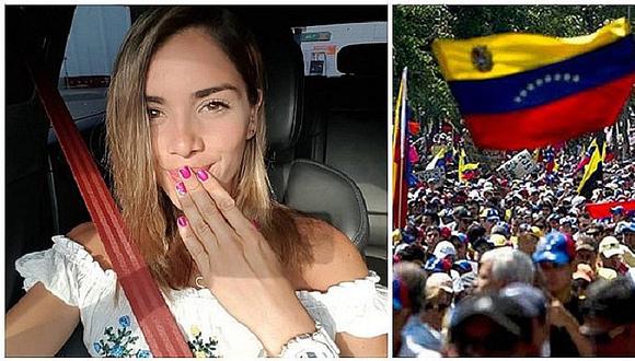 Korina Rivadeneira se solidariza con los venezolanos y hace importante anuncio