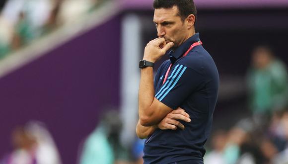 Scaloni tras la primera derrota de Argentina en Qatar 2022. (Foto: Reuters)