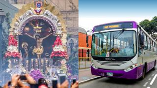 Señor de los Milagros saldrá este sábado 8: mira las rutas de los buses del Metropolitano y corredores durante la procesión 