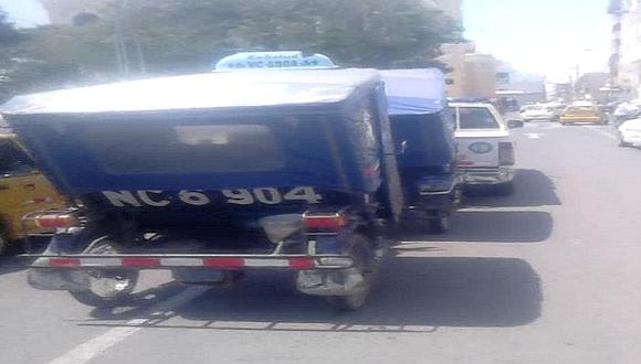 Chiclayo: Trasladan mototaxis sin seguridad 