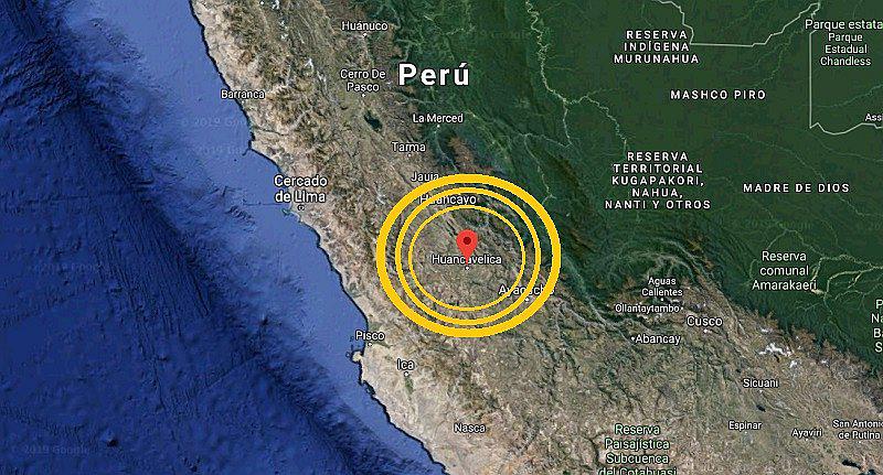 Fuerte sismo de magnitud 5.5 sacudió Huancavelica esta madrugada y se sintió en Lima