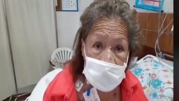 Áncash: Anciana de 76 años se recupera en el día de su cumpleaños y recita poema al personal médico