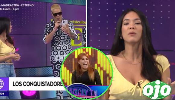 Magaly Medina se burla de troleada a Jazmín Pinedo. Foto: (Captura/ATV | América TV).
