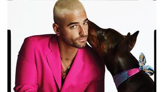 Maluma es mordido en el rostro por su amado e imponente perro dóberman Buda