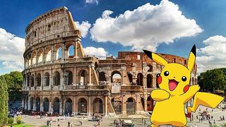 Pokémon Go: Se alocan por 'Picachu' y lo buscan en el Coliseo romano 