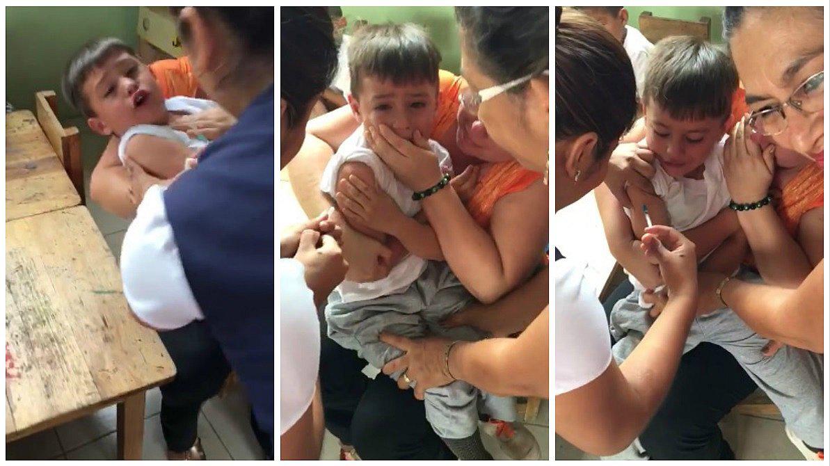 ​Facebook: Niño llora antes de colocarle la inyección, pero sorprende luego con esta reacción (VIDEO)