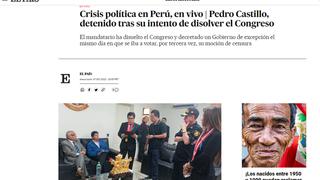 Medios internacionales informaron así sobre la detención y vacancia de Pedro Castillo [GALERÍA]