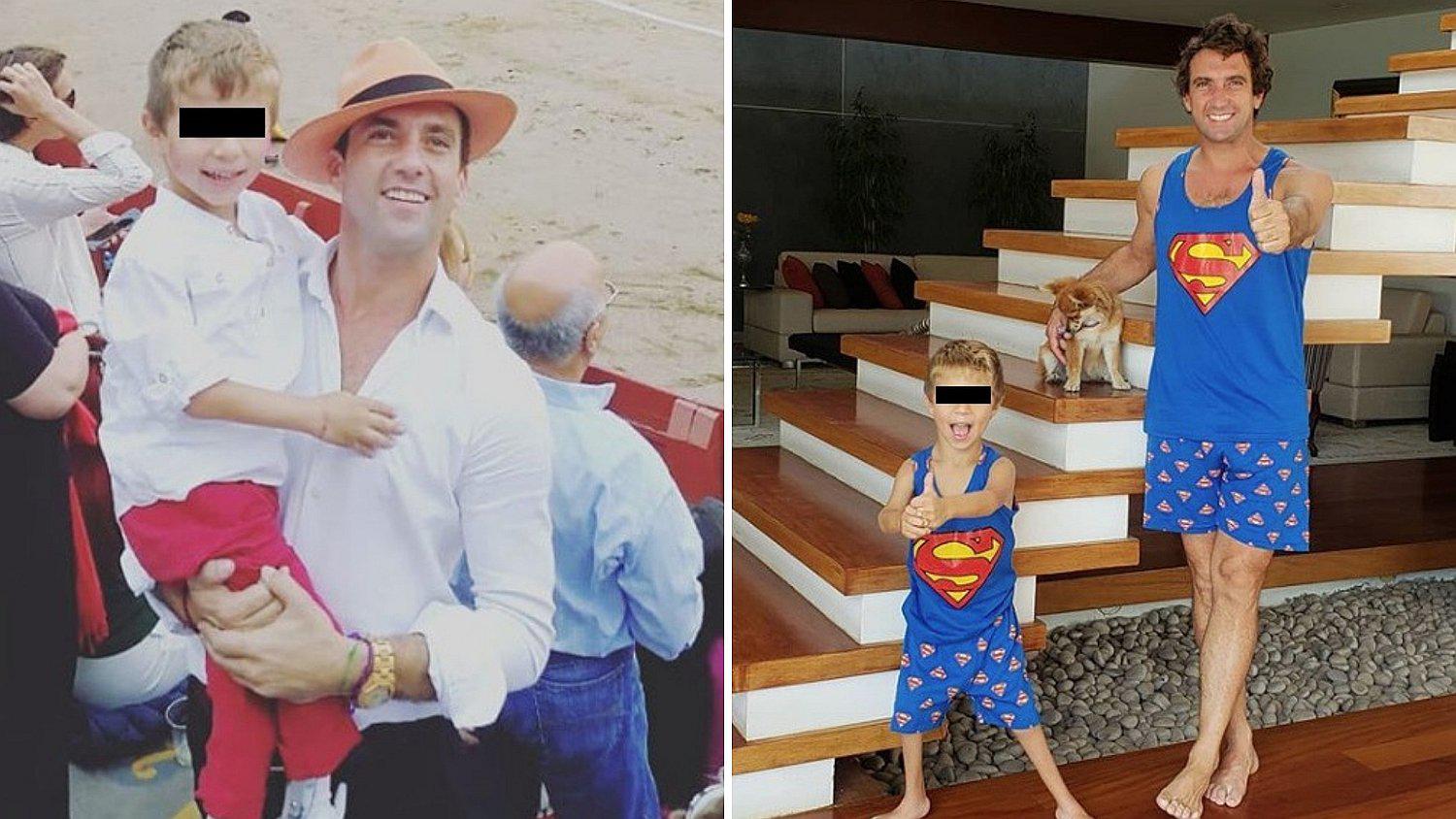 Antonio Pavón recuerda a su hijo con tiernas fotos: "siempre vamos a caminar juntos"