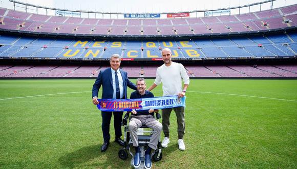 Barcelona y Manchester City se enfrentará en el Spotify Camp Nou. Foto: Getty Images.