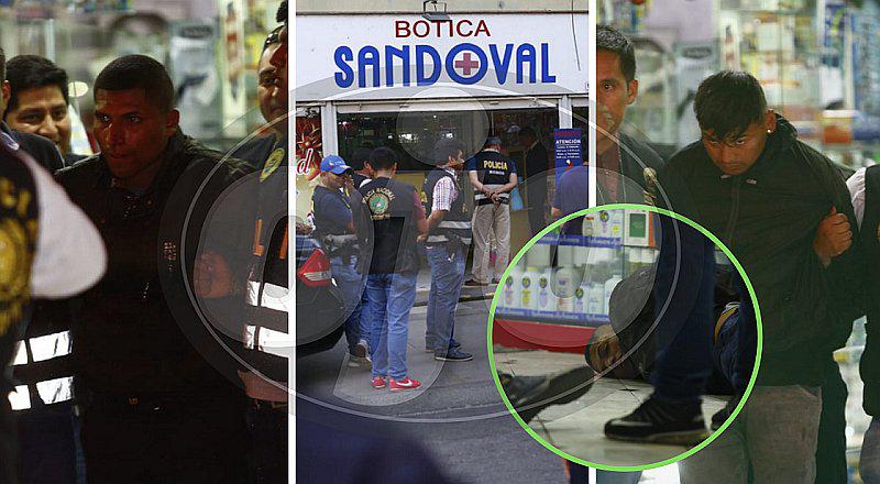 Un delincuente muerto y dos detenidos deja frustrado asalto a botica (VIDEOS)