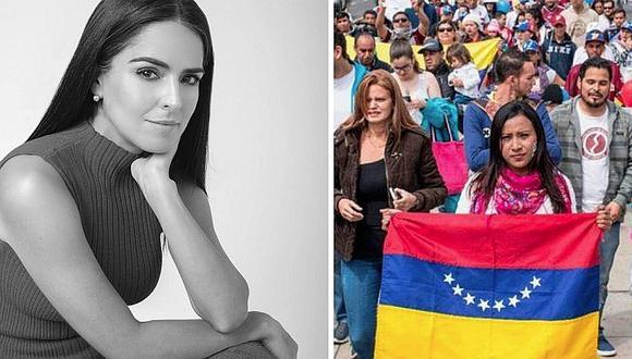 Periodista colombiana hace controversial pedido a venezolanos: "Paren de parir"