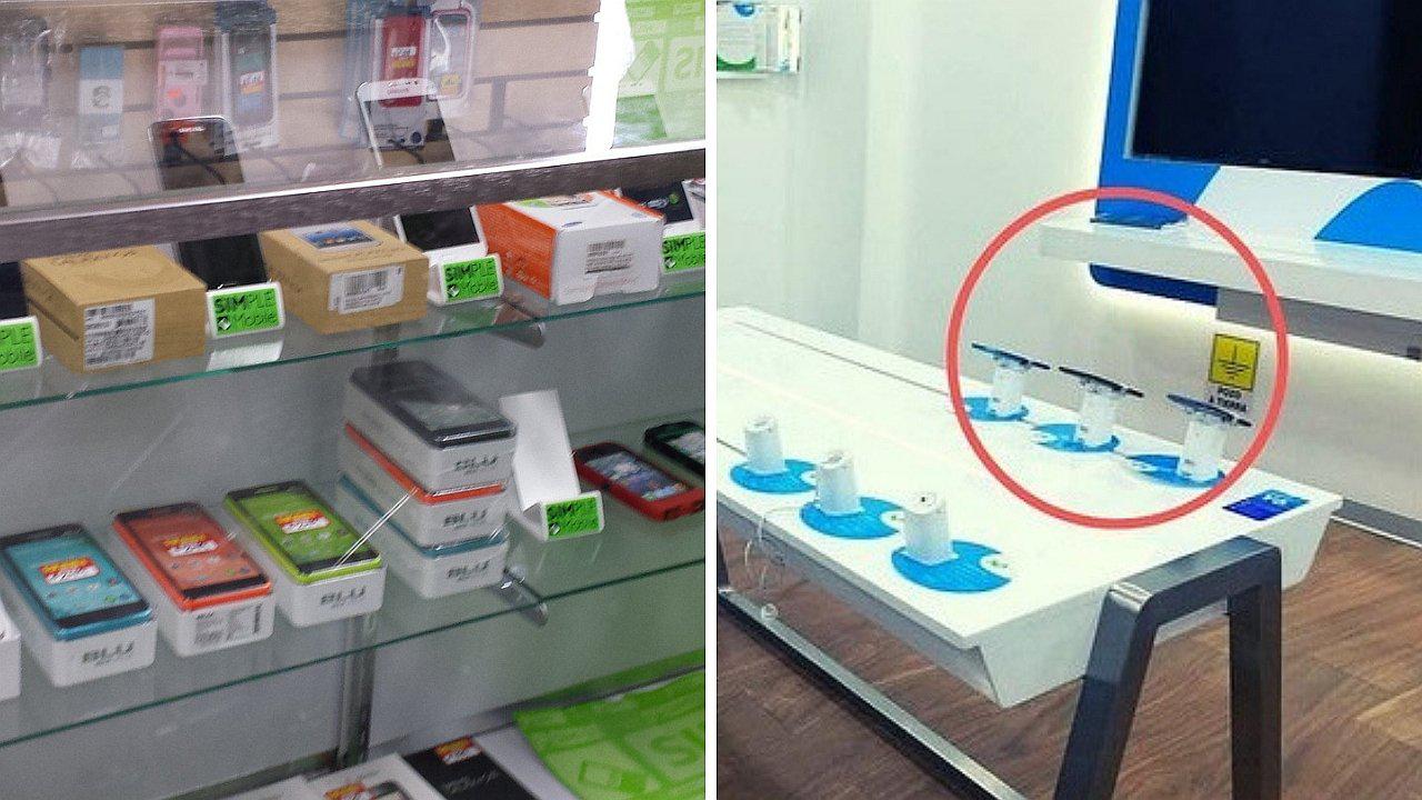 Ladrones ingresan a tienda  de celulares, se llevan todos excepto los de Huawei│FOTO