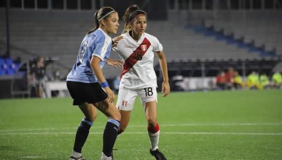 Perú perdió 2-0 ante Uruguay en su estreno en el Sudamericano Femenino Sub-17. (Foto: FPF)
