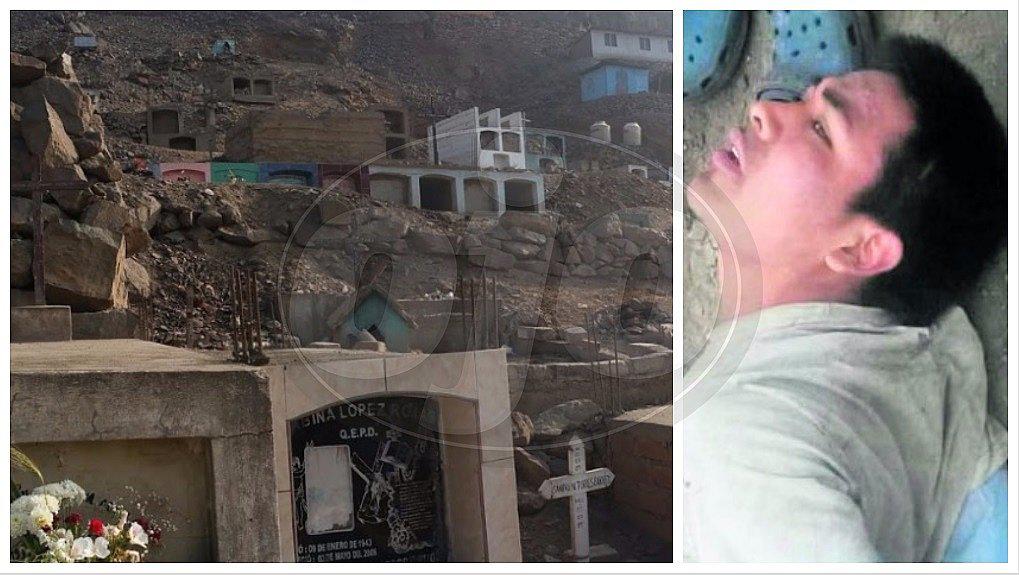Carabayllo: ladrón cae en pleno asalto a muerto en cementerio San Lázaro (FOTO y VIDEO)