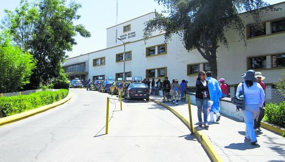 La paciente ingresó al hospital Honorio Delgado Espinoza el pasado 12 de octubre.