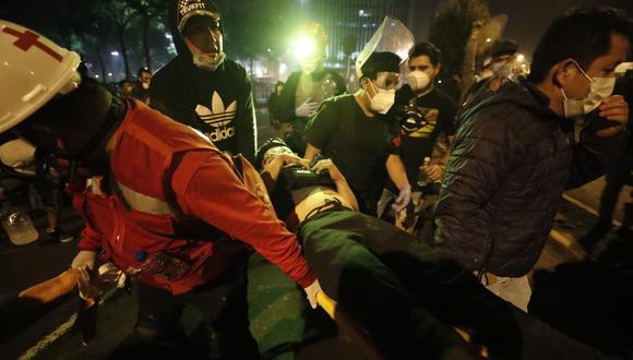 Periodista de Televisa fue herido durante los enfrentamientos entre la policía y manifestantes. (Fotos: César Campos / @photo.gec)