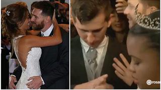 La boda de Messi y Antonella: el doble del astro del Barcelona se casó, pero en la calle (VIDEO)