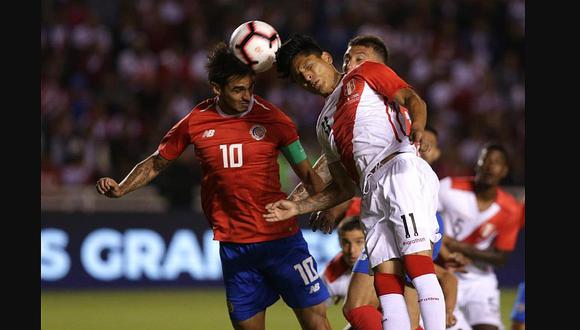 Perú pierde 3-2 contra Costa Rica en el último partido del año