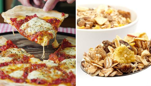 Nutricionista afirma que desayunar pizza es más nutritivo que los cereales