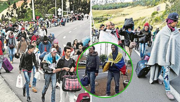 Venezolanos apuran el paso para llegar a Perú a menos de 24 horas de solicitar pasaporte