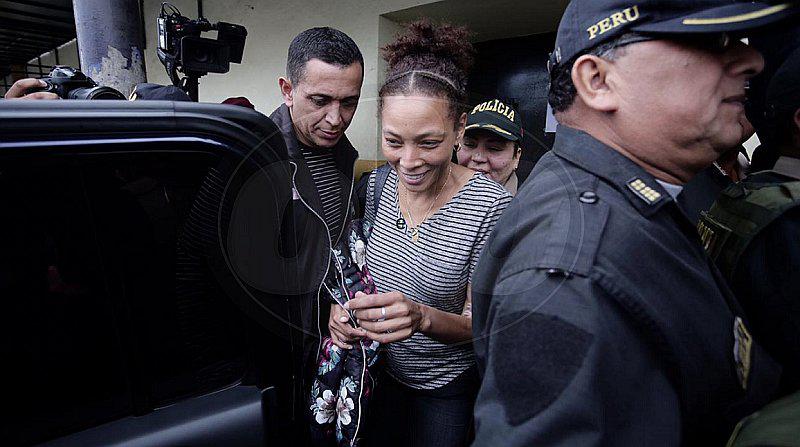 Exvoleibolista Jéssica Tejada salió en libertad | VIDEO