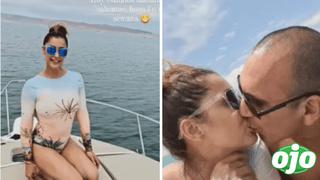 Karla Tarazona disfruta del inicio del año en yate junto a su esposo Rafael Fernández | VIDO