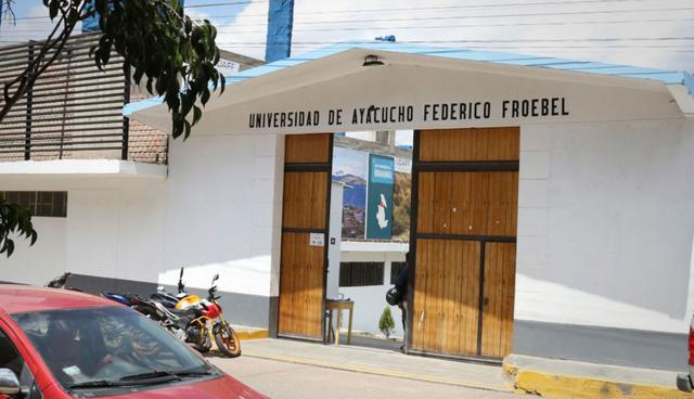 Universidad de Ayacucho Federico Froebel (Ayacucho). Licencia denegada el 13 de septiembre de 2019. (Foto: Sunedu)