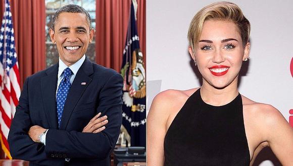 Miley Cyrus es "amiguísima" de Barack Obama y lo presume en esta foto