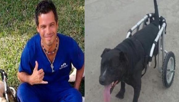 ​"Dr. Vet" es considerado héroe tras hacer que perrito vuelva a caminar