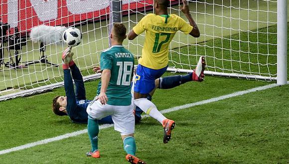 ​Gabriel Jesús sella "revancha" de Brasil con 1-0 sobre Alemania