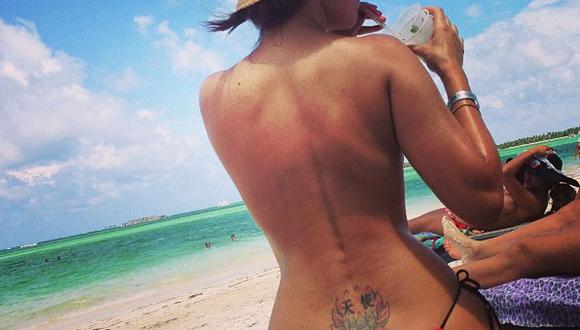 Tilsa Lozano se destapa y hace topless en Punta Cana [FOTOS]