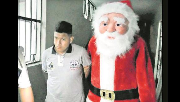 Navidad 2016: 'Papá Noel' atrapa a delincuentes