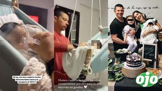 Korina Rivadeneira y Mario Hart preocupados por salud de su bebé: “Nos toca cuidarte mucho” | FOTOS