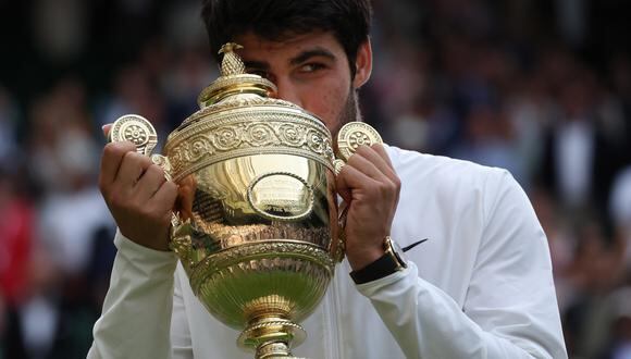 Carlos Alcaraz sumó el segundo Grand Slam de su carrera tras ganar el Wimbledon 2023. (Foto: EFE)